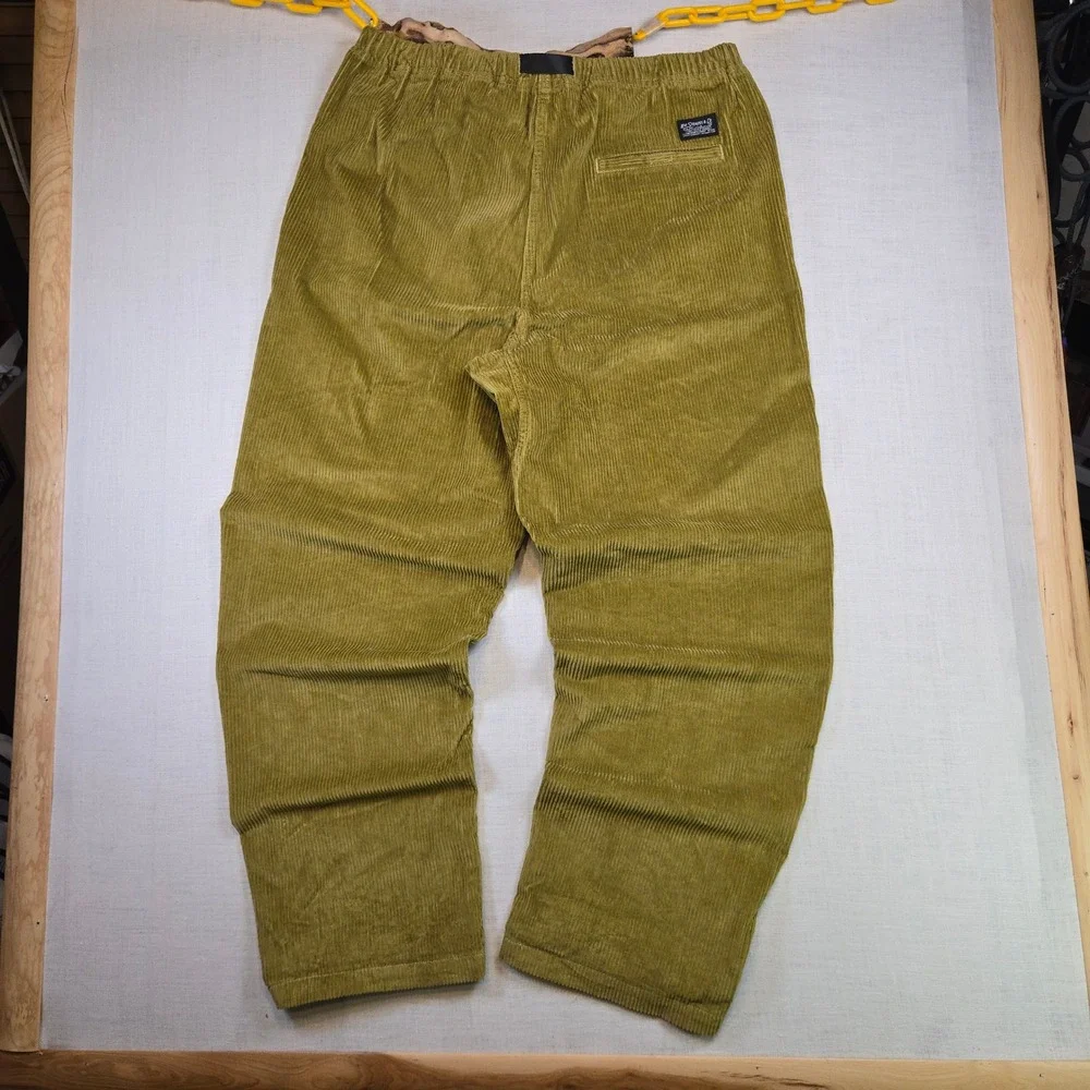 Levi Pants Corduroy Large Men's Brown Green 34